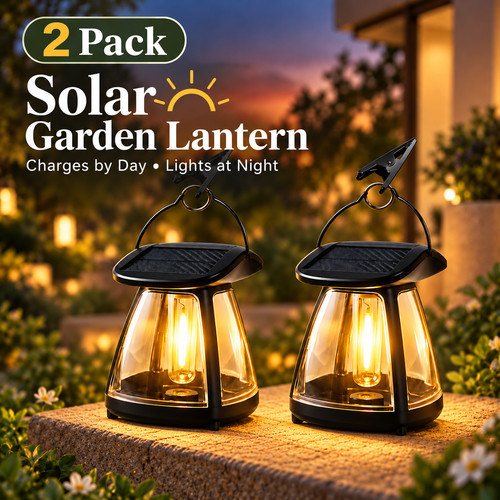 Pack solar garden lantern - 2,