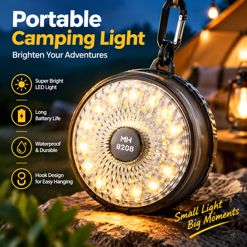 Camping string lights 10m - string,