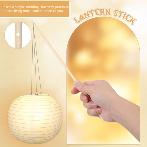 60pcs reusable wooden lantern - reusable,