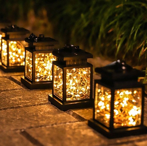 Solar powered led lantern - 2x,