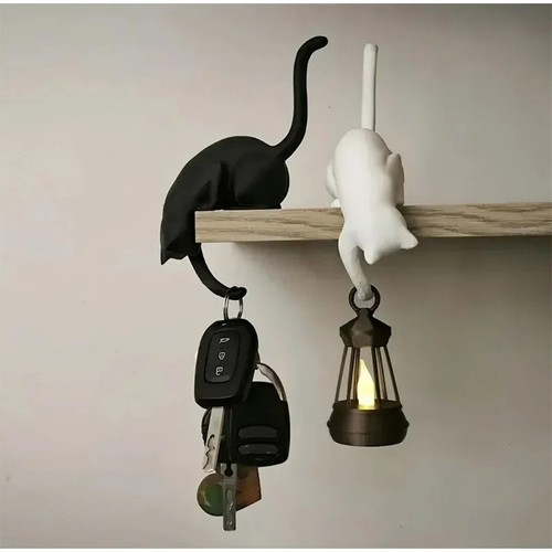 Cat bookshelf lantern light - cat,