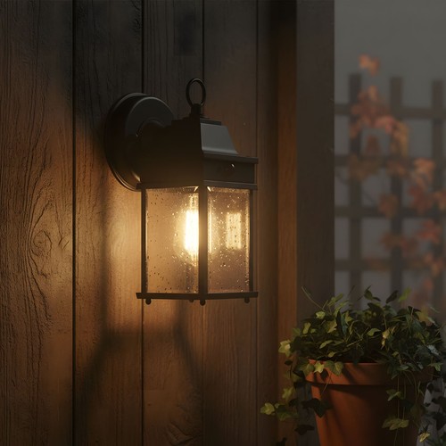 Glass garden wall lights - garden,