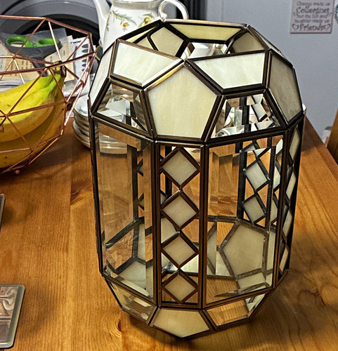 Geometric metal glass - &,