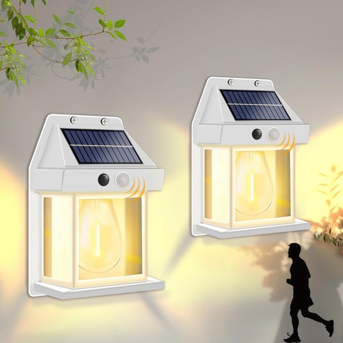 2pack solar wall lights - solar,