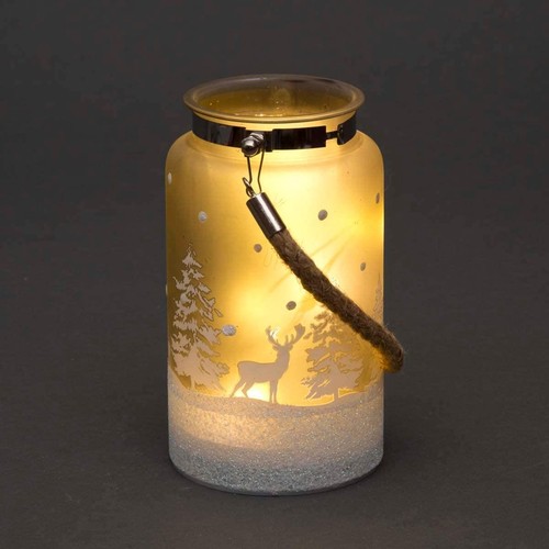 16cm christmas lantern - christmas, table