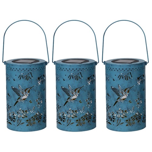 3pcs solar hanging lanterns - hanging,