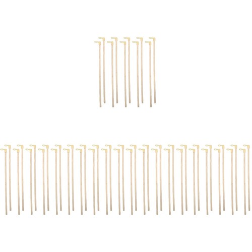50pcs compact reusable wood - 50pcs,