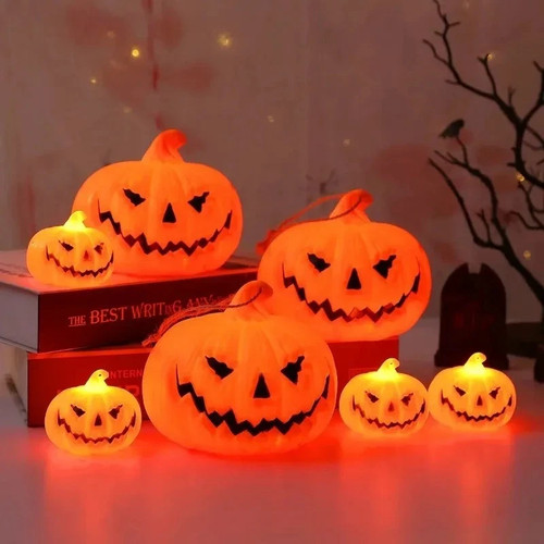 Halloween pumpkin led lantern - halloween,