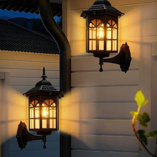 Solar wall lantern - solar, lights