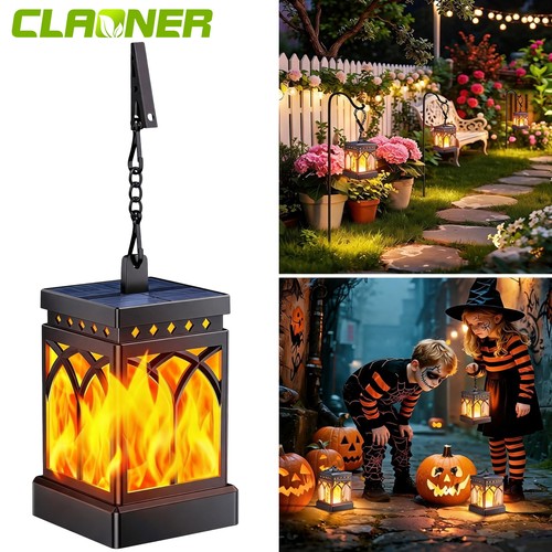 Solar led flickering flame - solar,