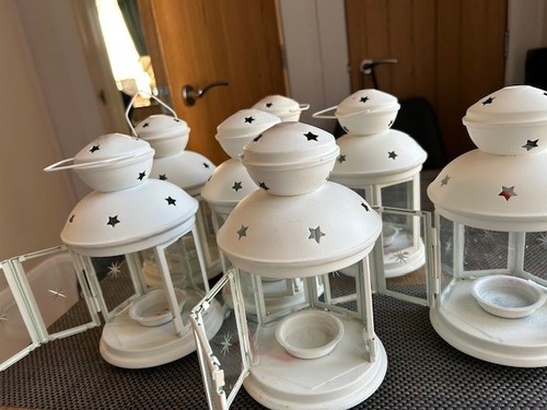 Ikea white hanging lantern tea - white,