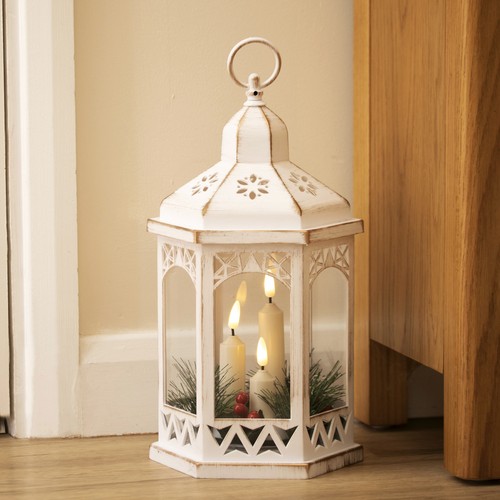 White led flicker candle - white,