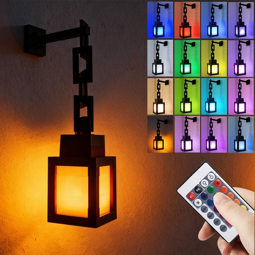 Pixelated lantern night - pixelated,