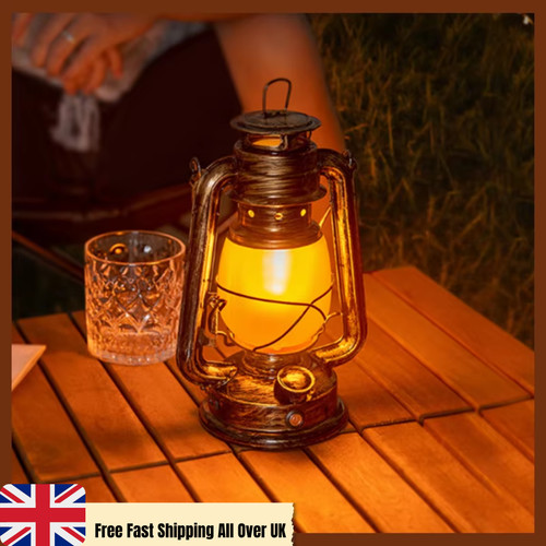 Vintage camping lantern flame - camping,